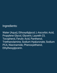 Ingredients list for Brightening Serum.