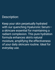 Product description for Glow & Hydrate.