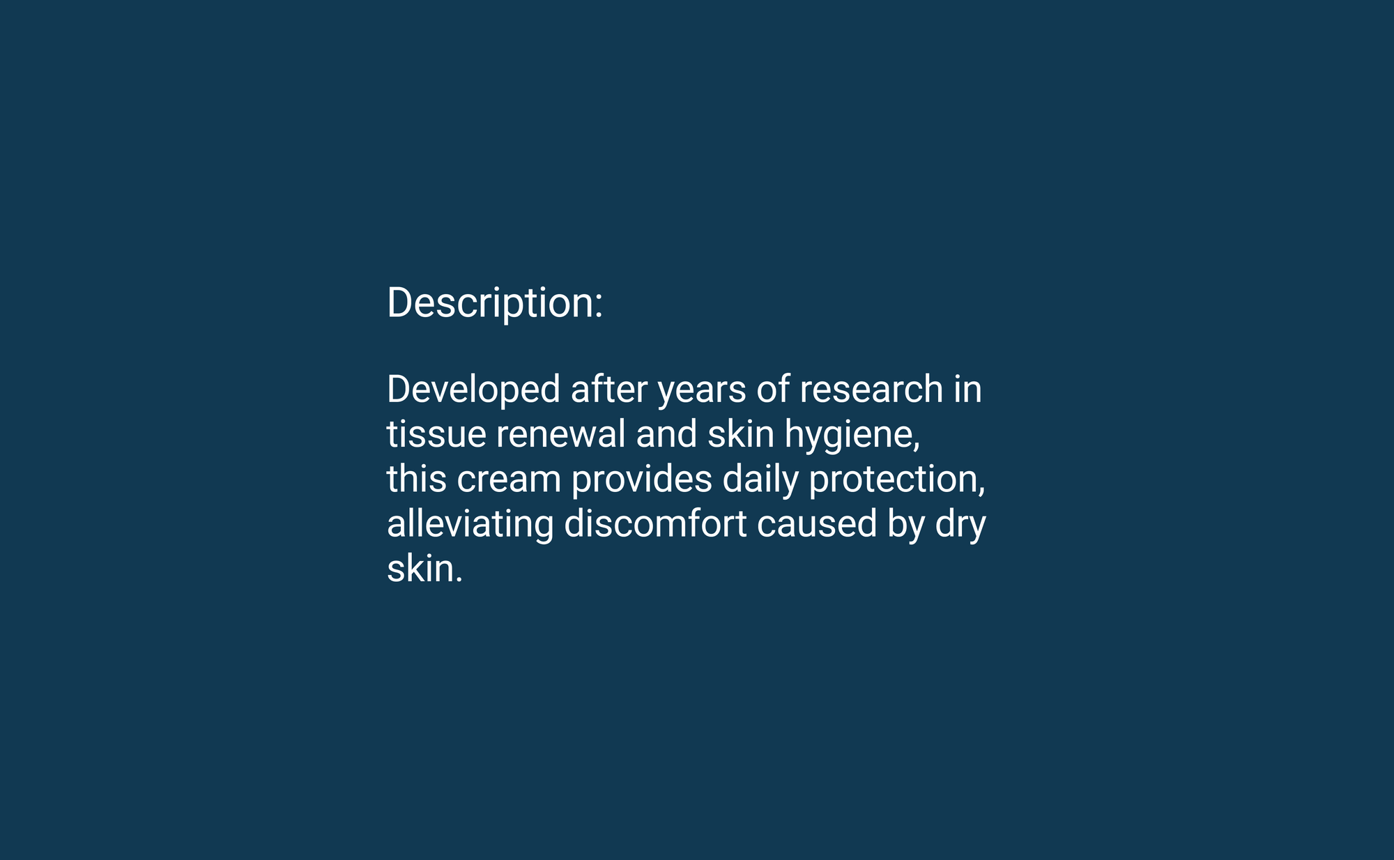 Product description for O3 Hand Renewal.