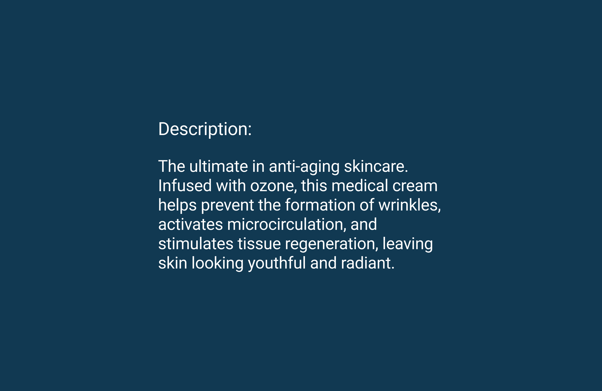 Product description for O3 Morning Boost.