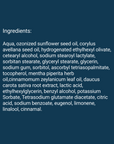 Ingredients list for O3 Sport Recovery.
