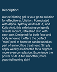 Product description for UltraRenew AHA.